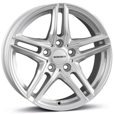 Borbet XR 17 5x112 BS - brilliant silver