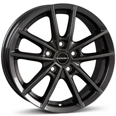Borbet W 15 5x100 MAG - mistral anthracite glossy