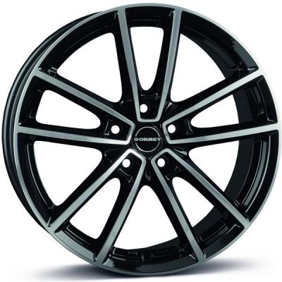 Borbet W 17 5x108 BPG - Black polished glossy