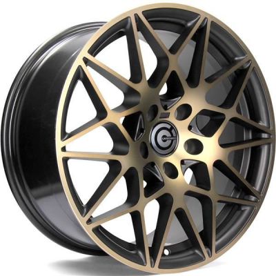 Carbonado Crazy 19 5x120 BGGF - Black Glossy Gold Front 