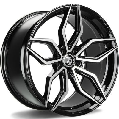 seventy9 SCF-D 20 5x120 BFP - Black Front Polished