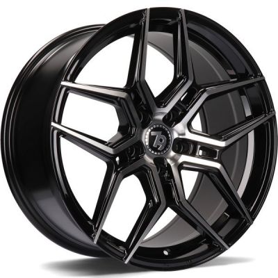 seventy9 SV-B 17 5x114,3 BFP - Black Front Polished