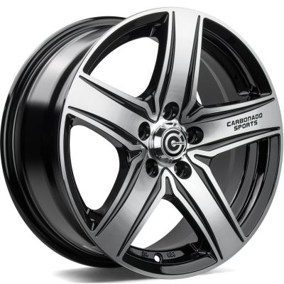 Carbonado GTRSPORTS1 15 5x112 BFP - Black Front Polished