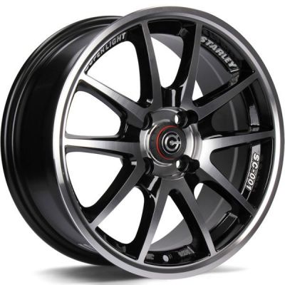 Carbonado Superlight 15 4x100 BFP - Black Front Polished