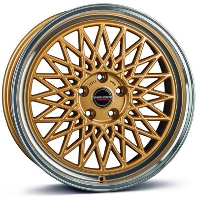 Borbet B 17 4x108 GRP - gold rim polished